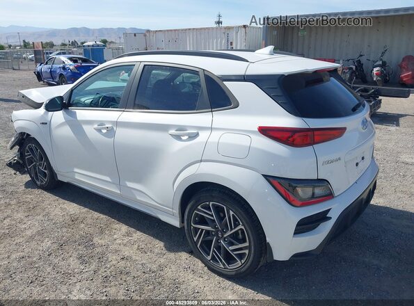 KM8K3CA34PU992877 2023 HYUNDAI KONA White Հետևի ձախ