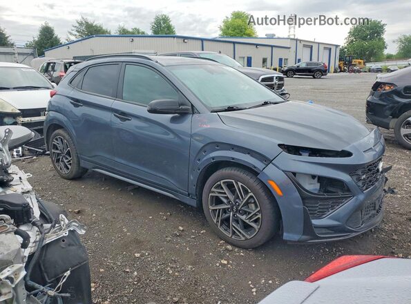 KM8K3CA38NU857026 2022 HYUNDAI KONA Gray წინა მარჯვენა