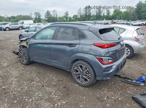 KM8K3CA38NU857026 2022 HYUNDAI KONA Gray უკანა მარცხენა