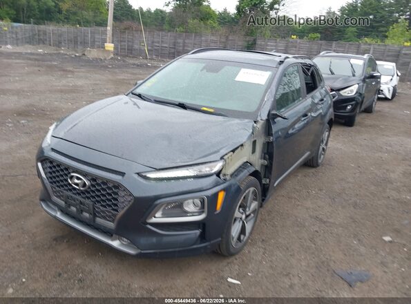 KM8K3CA53KU240601 2019 HYUNDAI KONA Gray Front left