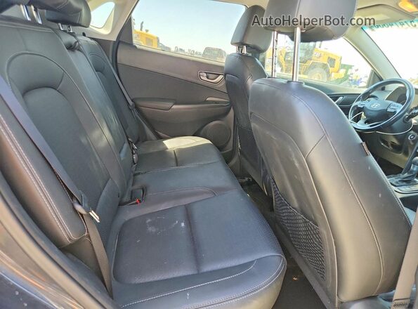 KM8K3CA54LU507584 2020 HYUNDAI KONA Charcoal Widok wnętrza z tyłu