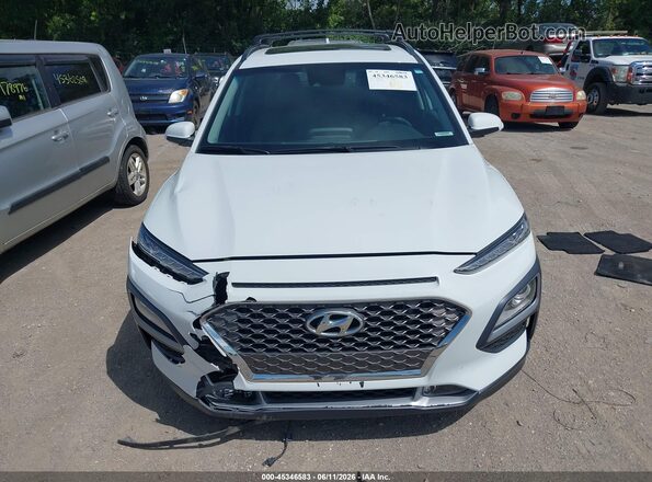 KM8K3CA54MU674836 2021 HYUNDAI KONA White Widok z przodu