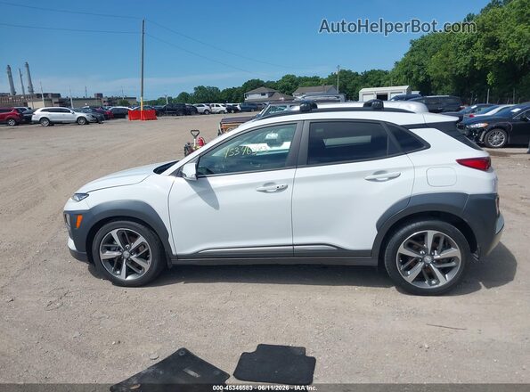 KM8K3CA54MU674836 2021 HYUNDAI KONA White Widok wnętrza 360 stopni