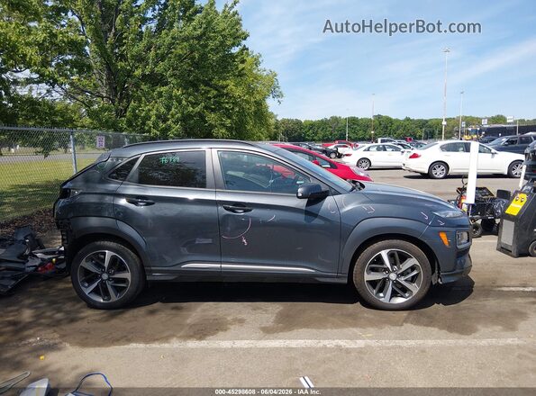 KM8K3CA55JU141244 2018 HYUNDAI KONA Gray Սալոնի հետևի տեսք