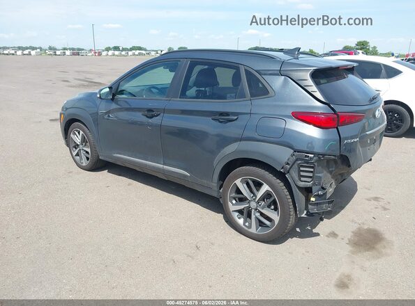 KM8K3CA56MU697034 2021 HYUNDAI KONA Gray Задня ліва чверть
