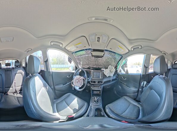 KM8K3CA59KU235306 2019 HYUNDAI KONA Серый 