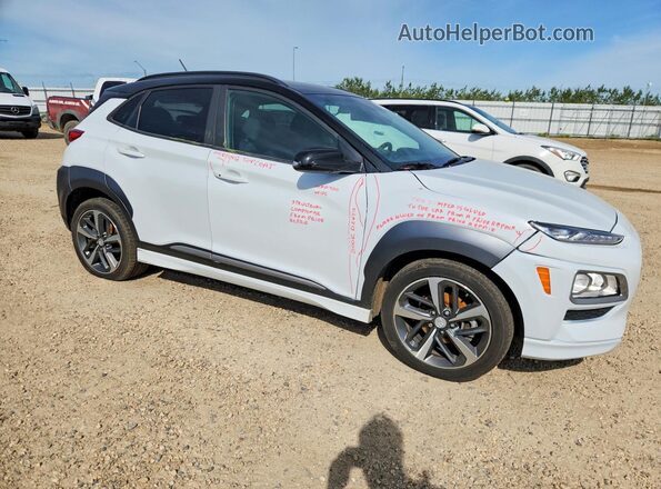 KM8K3CA59LU481239 2020 HYUNDAI KONA White Առջևի աջ