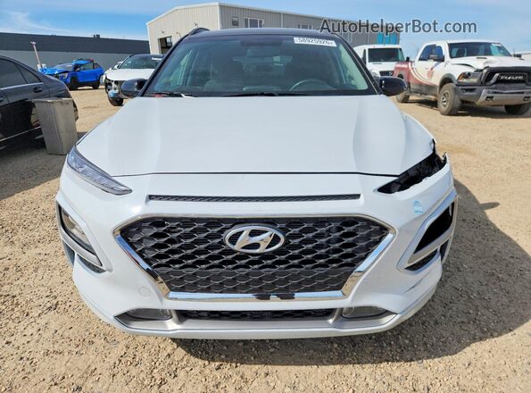 KM8K3CA59LU481239 2020 HYUNDAI KONA White Դիմացի տեսք