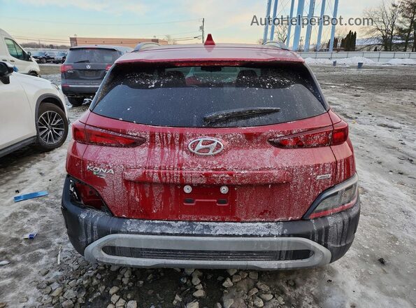 KM8K3CAB0NU897592 2022 HYUNDAI KONA Red 