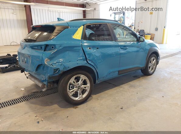 KM8K3CAB3NU914417 2022 HYUNDAI KONA Синий Задняя правая четверть