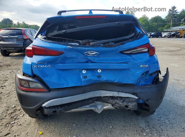 KM8K3CAB4NU786284 2022 HYUNDAI KONA Blue 