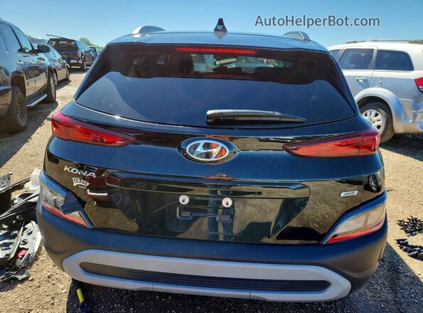 KM8K3CAB4PU959109 2023 HYUNDAI KONA Black უკანა ხედი