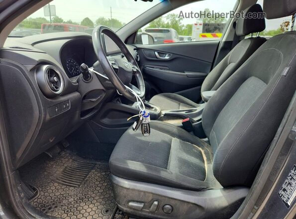 KM8K3CAB6PU940982 2023 HYUNDAI KONA Gray წინა სალონის ხედი
