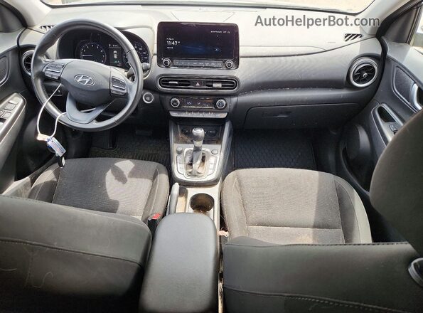 KM8K3CAB6PU940982 2023 HYUNDAI KONA Gray წინა პანელის ხედი