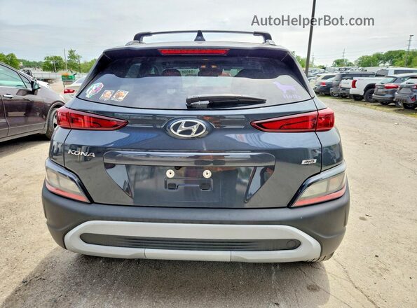 KM8K3CAB6PU940982 2023 HYUNDAI KONA Gray უკანა ხედი