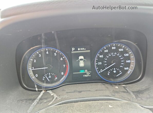 KM8K3CAB6PU940982 2023 HYUNDAI KONA Gray ხელსაწყოთა პანელის ხედი