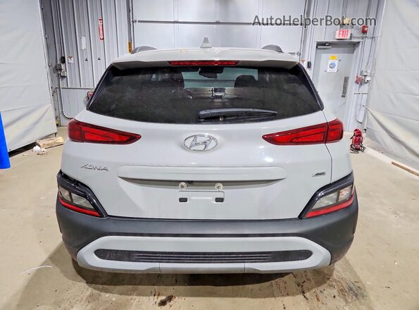 KM8K3CAB8PU047258 2023 HYUNDAI KONA Silver უკანა ხედი