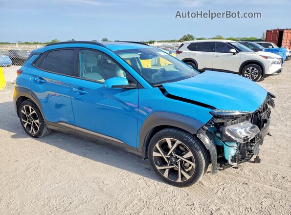 KM8K53A33PU999345 2023 HYUNDAI KONA Blue 