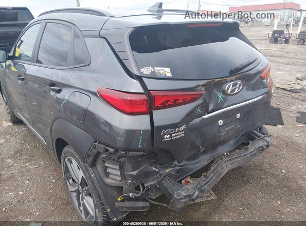 KM8K53A51MU658166 2021 HYUNDAI KONA Gray წინა ხედი