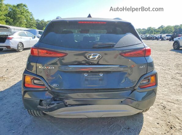 KM8K53A53JU071382 2018 HYUNDAI KONA Charcoal Вид ззаду