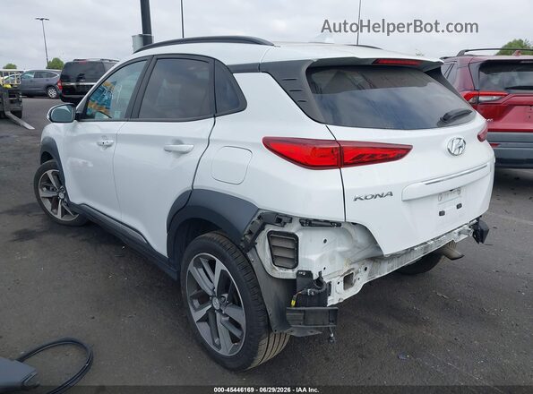 KM8K53A56MU608850 2021 HYUNDAI KONA White Tył lewy