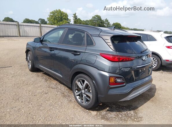 KM8K53A57MU626290 2021 HYUNDAI KONA Серый Задняя левая четверть