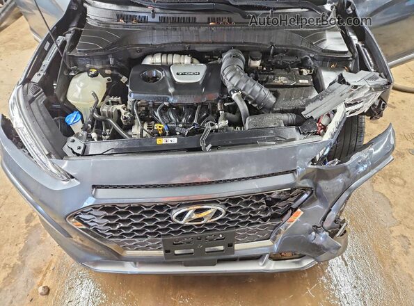 KM8K53A58LU421785 2020 HYUNDAI KONA Gray Vista del compartimento del motor