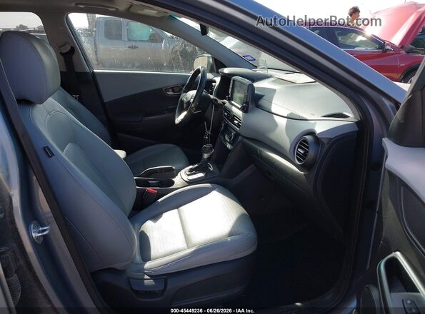 KM8K53A59KU229709 2019 HYUNDAI KONA Серый Вид салона спереди