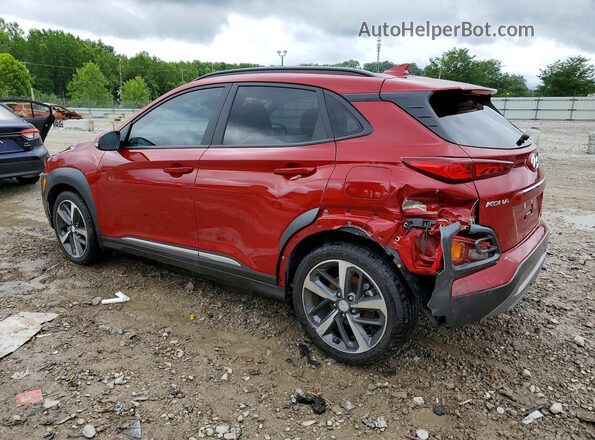 KM8K53A5XMU614408 2021 HYUNDAI KONA Burgundy Tył lewy