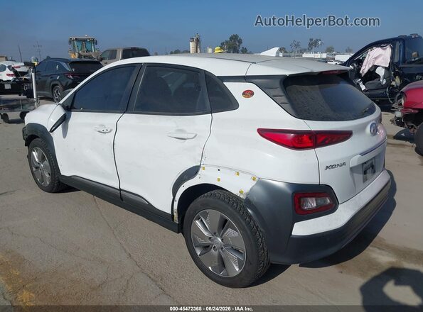KM8K53AG6MU130091 2021 HYUNDAI KONA ELECTRIC White Задня ліва чверть