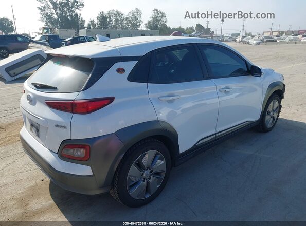 KM8K53AG6MU130091 2021 HYUNDAI KONA ELECTRIC White Задня права чверть