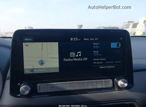 KM8K53AG6MU130091 2021 HYUNDAI KONA ELECTRIC White 