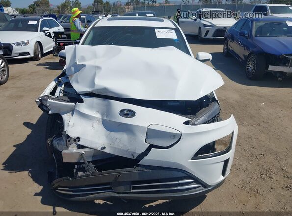 KM8K53AG8PU162769 2023 HYUNDAI KONA ELECTRIC White Widok wnętrza z tyłu