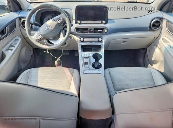 KM8K53AG9LU072038 2020 HYUNDAI KONA White Vista del salpicadero