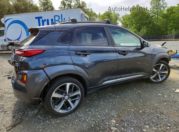 KM8K5CA50MU730331 2021 HYUNDAI KONA Gray Հետևի աջ