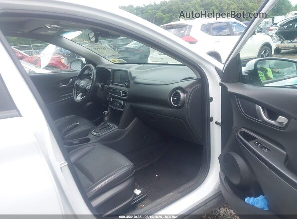 KM8K5CA53LU472238 2020 HYUNDAI KONA White Widok wnętrza z przodu