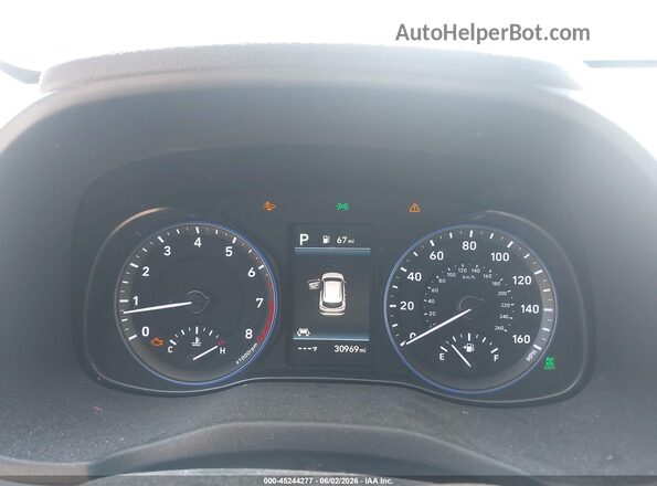 KM8K5CA53MU740318 2021 HYUNDAI KONA Gray 