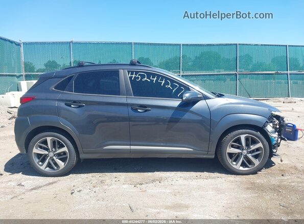 KM8K5CA53MU740318 2021 HYUNDAI KONA Gray 