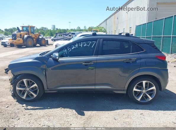 KM8K5CA53MU740318 2021 HYUNDAI KONA Gray 