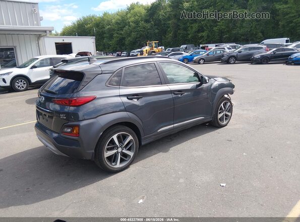 KM8K5CA56JU112894 2018 HYUNDAI KONA Gray Rear right