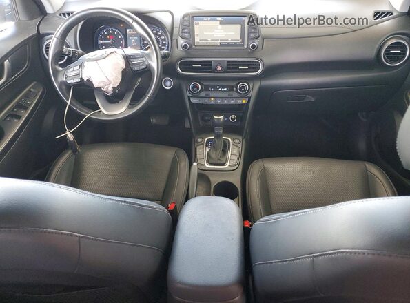KM8K5CA56LU464523 2020 HYUNDAI KONA Blue წინა პანელის ხედი
