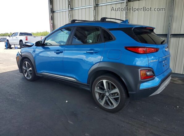 KM8K5CA56LU464523 2020 HYUNDAI KONA Blue უკანა მარცხენა