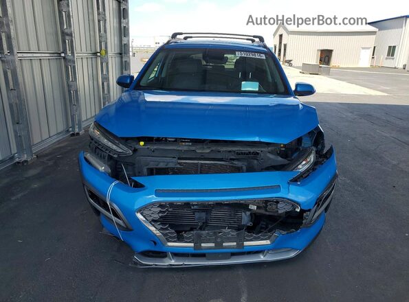 KM8K5CA56LU464523 2020 HYUNDAI KONA Blue წინა ხედი