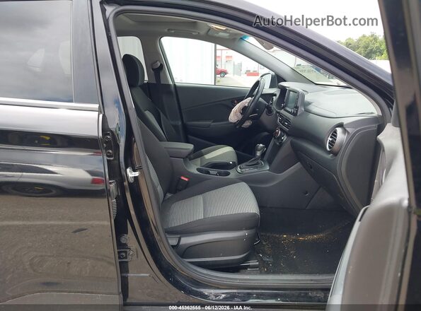 KM8K62AA7LU459142 2020 HYUNDAI KONA Black წინა სალონის ხედი
