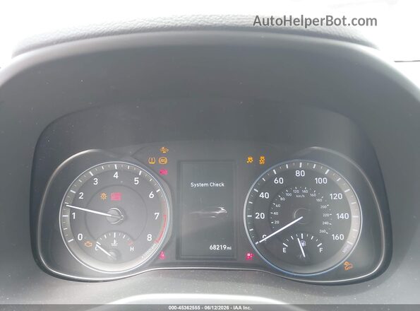 KM8K62AA7LU459142 2020 HYUNDAI KONA Black უკანა სავარძლების ხედი