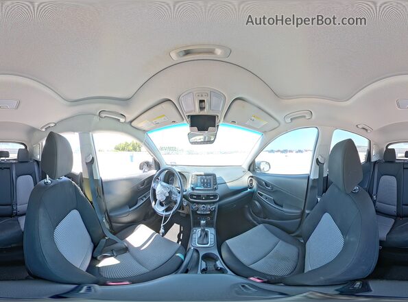 KM8K62AA8MU662543 2021 HYUNDAI KONA Blue Vista interior de 360 grados