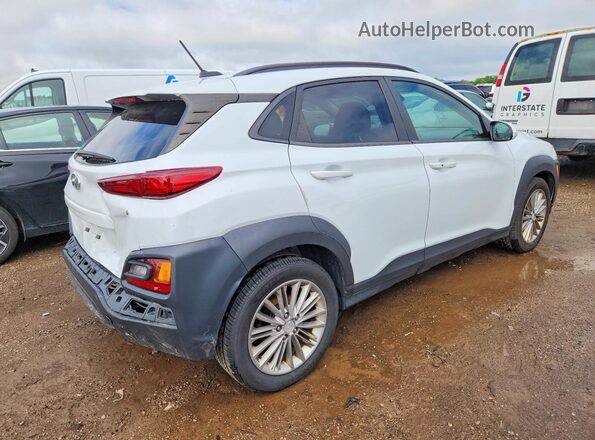 KM8K62AAXJU081458 2018 HYUNDAI KONA White უკანა მარჯვენა