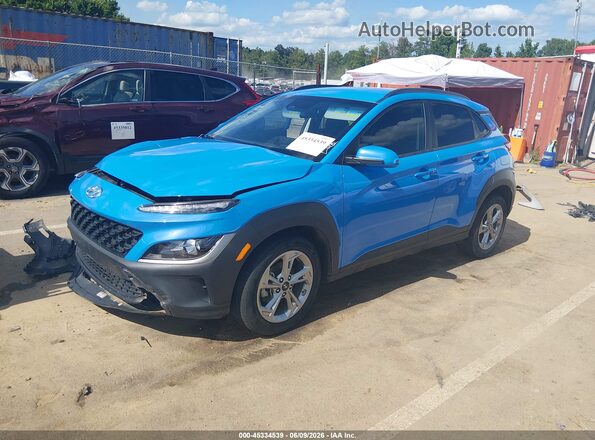 KM8K62AB0PU947539 2023 HYUNDAI KONA Blue Przód lewy