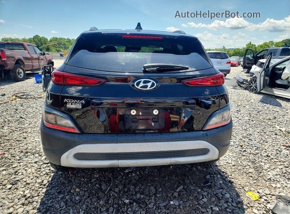 KM8K62AB3NU811385 2022 HYUNDAI KONA Black Rear view