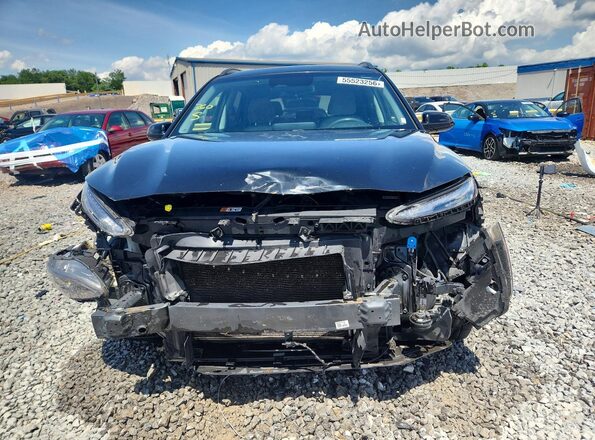 KM8K62AB3NU811385 2022 HYUNDAI KONA Black Front view
